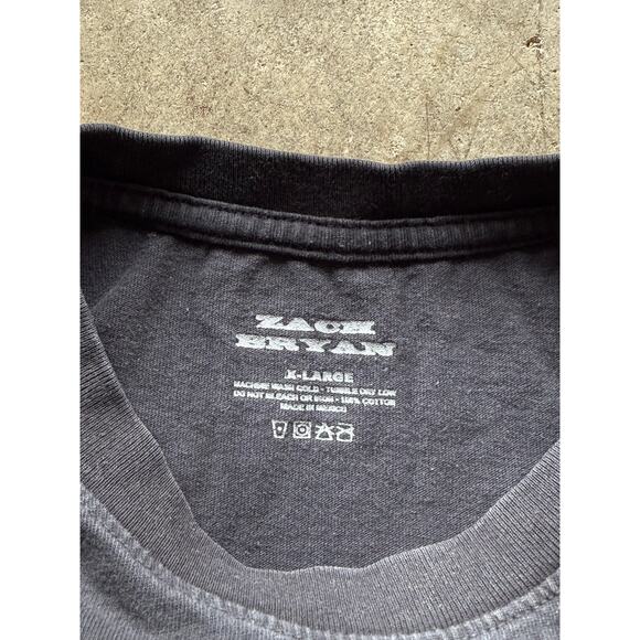 2024 Zach Bryan 'Quittin Time' Black Tour Shirt Mens Size XL Country Music - Picture 3 of 8